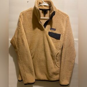 Patagonia Camel Cowl Neck Sweater